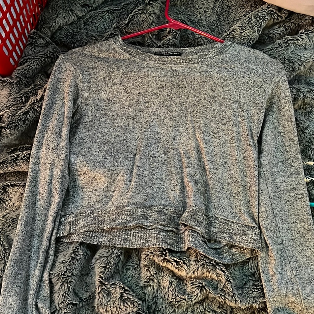 grey pj long sleeve